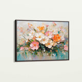 Floral 1063 Canvas Art 18" x 24" / 45 x 60 cm / Black