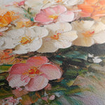 Floral 1063 Canvas Art 18" x 24" / 45 x 60 cm / Black