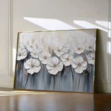Floral 1064 Canvas Art 18" x 24" / 45 x 60 cm / Black