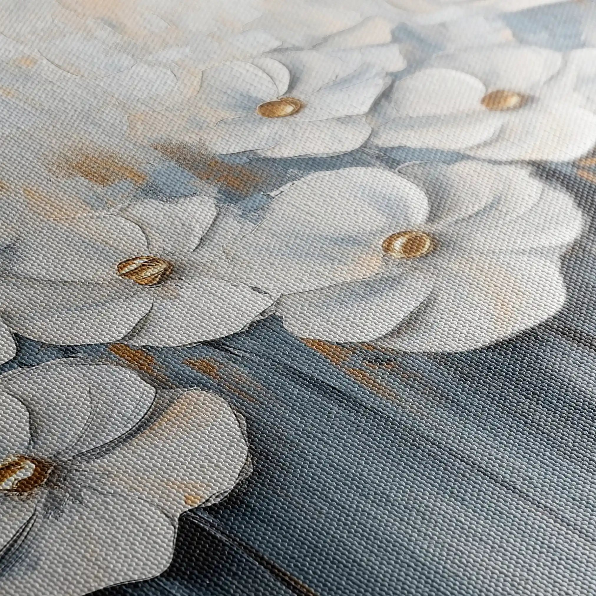 Floral 1064 Canvas Art 18" x 24" / 45 x 60 cm / Black