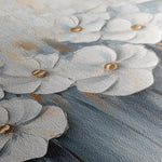 Floral 1064 Canvas Art 60 x 40 cm / Black
