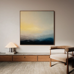 Abstract 1065 Canvas Art 60 x 60 cm / Black
