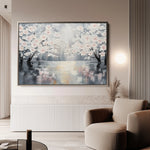 Floral 1065 Canvas Art 18" x 24" / 45 x 60 cm / Black