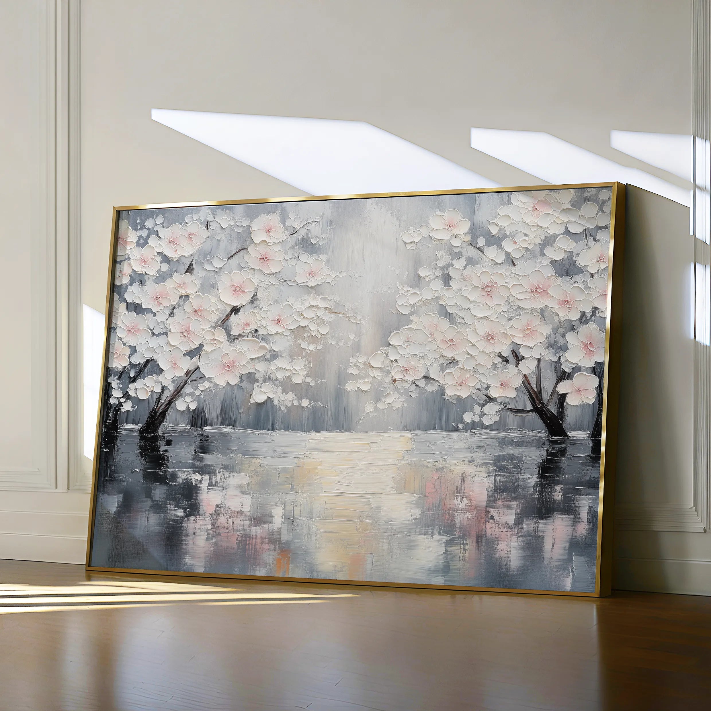 Floral 1065 Canvas Art 18" x 24" / 45 x 60 cm / Black