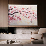 Floral 1066 Canvas Art 18" x 24" / 45 x 60 cm / Black