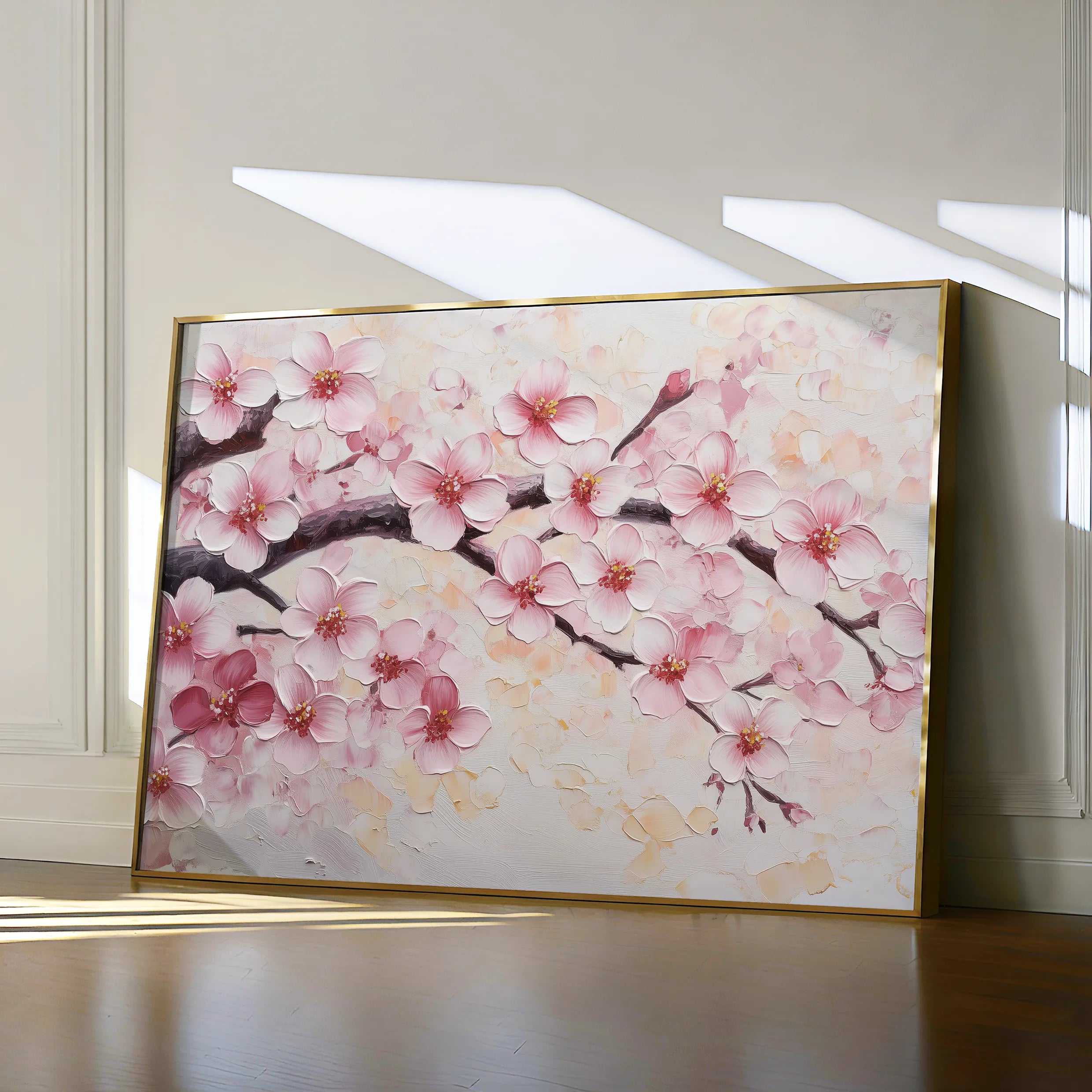 Floral 1066 Canvas Art 18" x 24" / 45 x 60 cm / Black