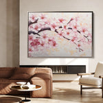 Floral 1066 Canvas Art 18" x 24" / 45 x 60 cm / Black