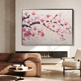Floral 1066 Canvas Art 18" x 24" / 45 x 60 cm / Black