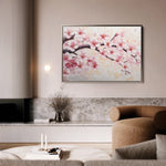 Floral 1066 Canvas Art 18" x 24" / 45 x 60 cm / Black