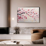 Floral 1066 Canvas Art 18" x 24" / 45 x 60 cm / Black