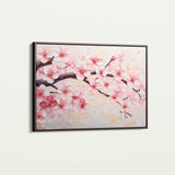 Floral 1066 Canvas Art 18" x 24" / 45 x 60 cm / Black