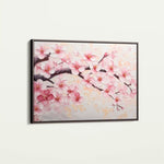 Floral 1066 Canvas Art 60 x 40 cm / Black