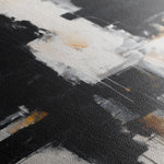 Abstract 1067 Canvas Art 60 x 60 cm / Black
