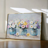 Floral 1069 Canvas Art 18" x 24" / 45 x 60 cm / Black