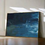 Abstract 107 Canvas Art 18" x 24" / 45 x 60 cm / Black