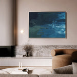 Abstract 107 Canvas Art 18" x 24" / 45 x 60 cm / Black