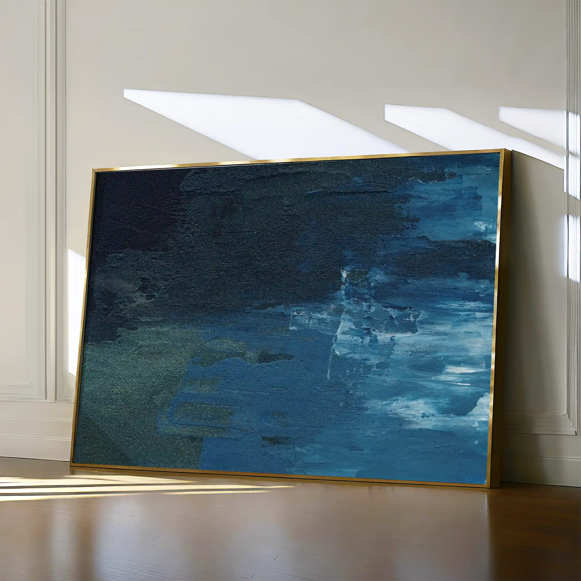 Abstract 107 Canvas Art 60 x 40 cm / Black