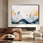 Boho 107 Canvas Art 18" x 24" / 45 x 60 cm / Black
