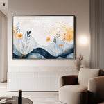 Boho 107 Canvas Art 18" x 24" / 45 x 60 cm / Black