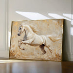Horses 107 Canvas Art 18" x 24" / 45 x 60 cm / Black
