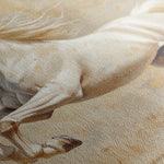 Horses 107 Canvas Art 18" x 24" / 45 x 60 cm / Black