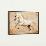 Horses 107 Canvas Art 60 x 40 cm / Black