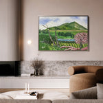 Landscape 107 Canvas Art 18" x 24" / 45 x 60 cm / Black