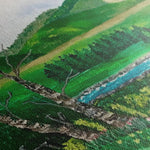 Landscape 107 Canvas Art 60 x 40 cm / Black