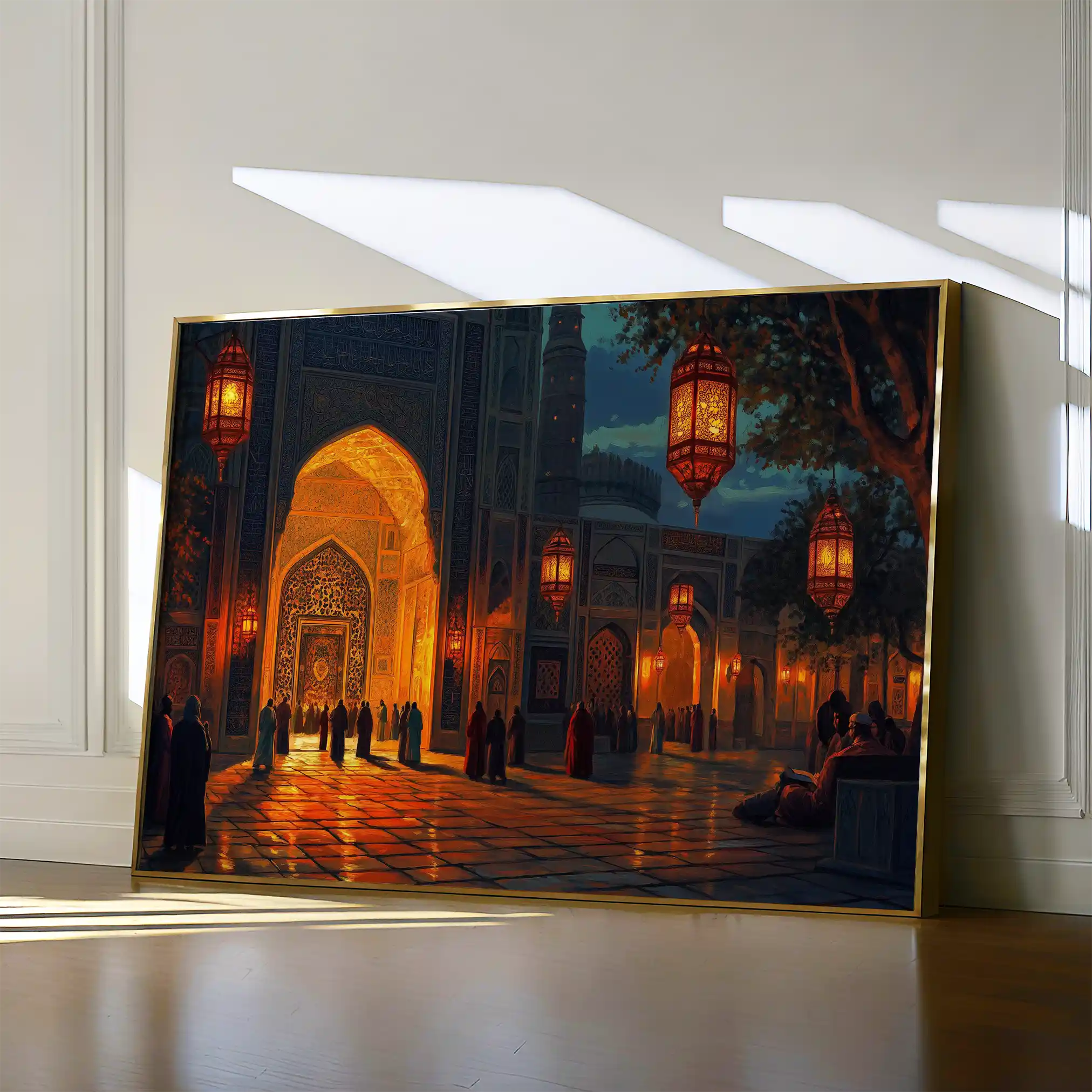 Orientalist 107 Canvas Art 60 x 40 cm / Black