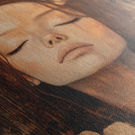 Portrait 107 Canvas Art 60 x 40 cm / Black