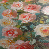 Floral 1072 Canvas Art 18" x 24" / 45 x 60 cm / Black