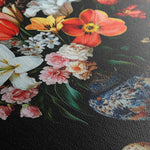 Floral 1074 Canvas Art 18" x 24" / 45 x 60 cm / Black
