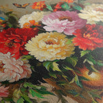 Floral 1075 Canvas Art 18" x 24" / 45 x 60 cm / Black