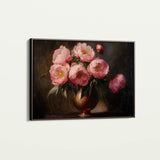 Floral 1076 Canvas Art 18" x 24" / 45 x 60 cm / Black