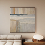Abstract 1077 Canvas Art 60 x 60 cm / Black
