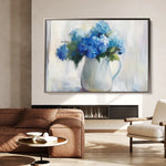 Floral 1078 Canvas Art 18" x 24" / 45 x 60 cm / Black