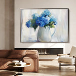 Floral 1078 Canvas Art 60 x 40 cm / Black