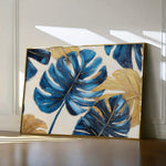 Floral 1079 Canvas Art 18" x 24" / 45 x 60 cm / Black