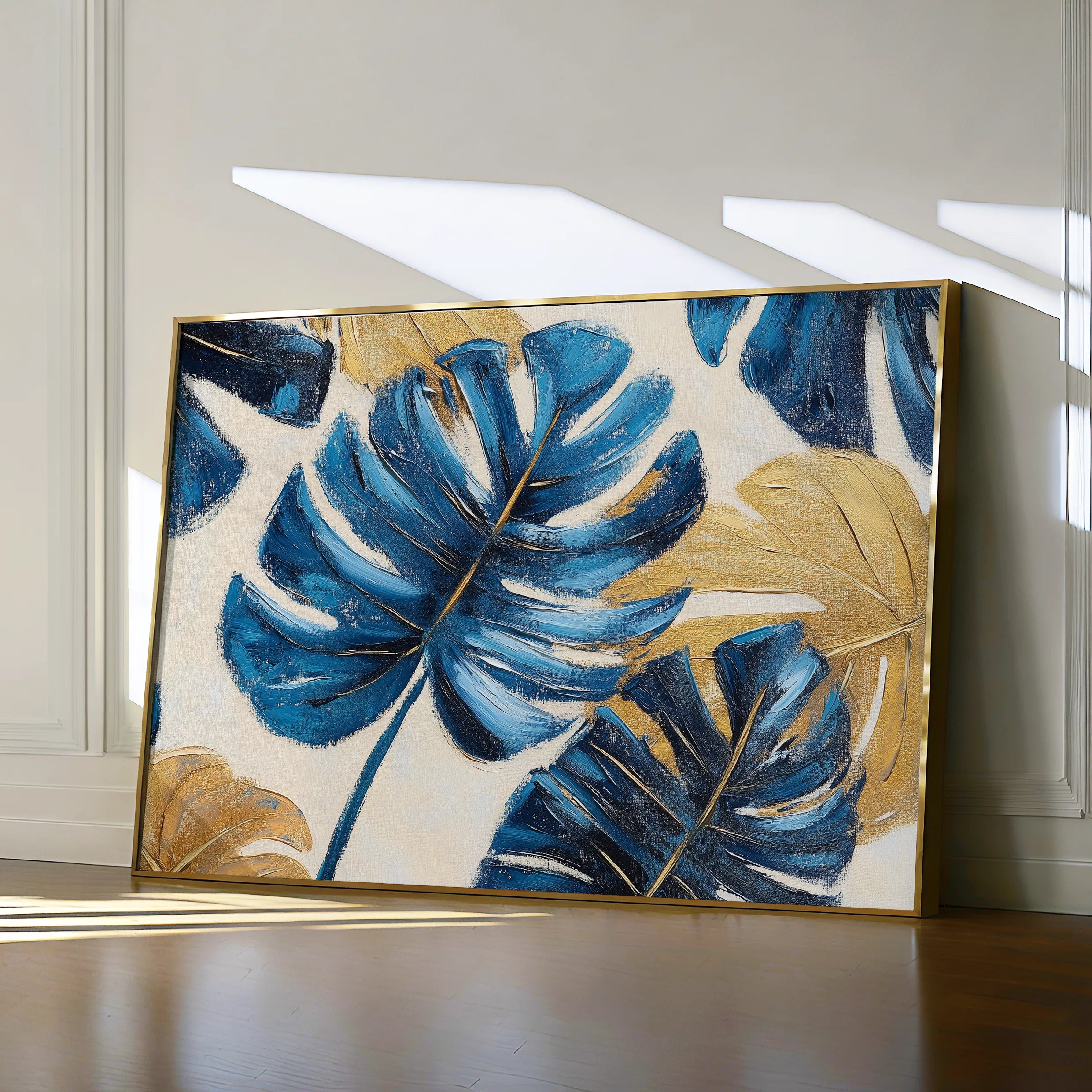 Floral 1079 Canvas Art 18" x 24" / 45 x 60 cm / Black