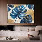 Floral 1079 Canvas Art 18" x 24" / 45 x 60 cm / Black
