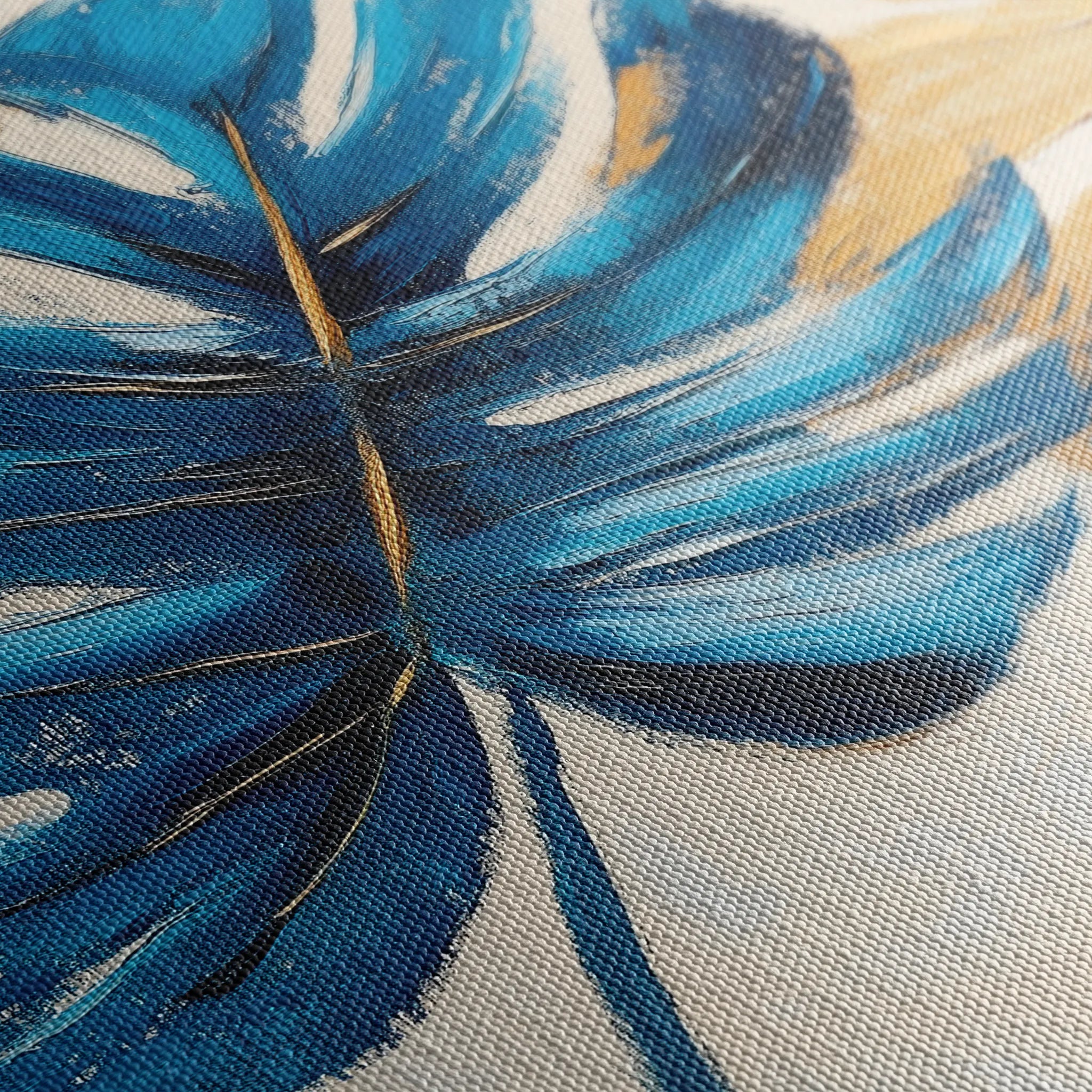 Floral 1079 Canvas Art 18" x 24" / 45 x 60 cm / Black