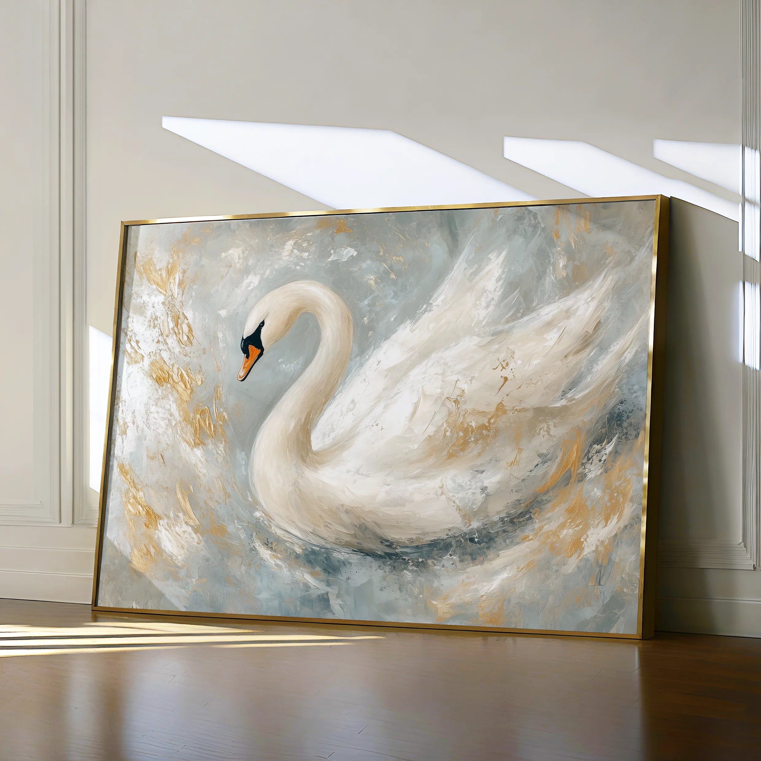 Animals 108 Canvas Art 18" x 24" / 45 x 60 cm / Black