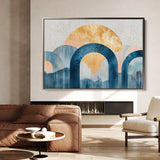 Boho 108 Canvas Art 18" x 24" / 45 x 60 cm / Black