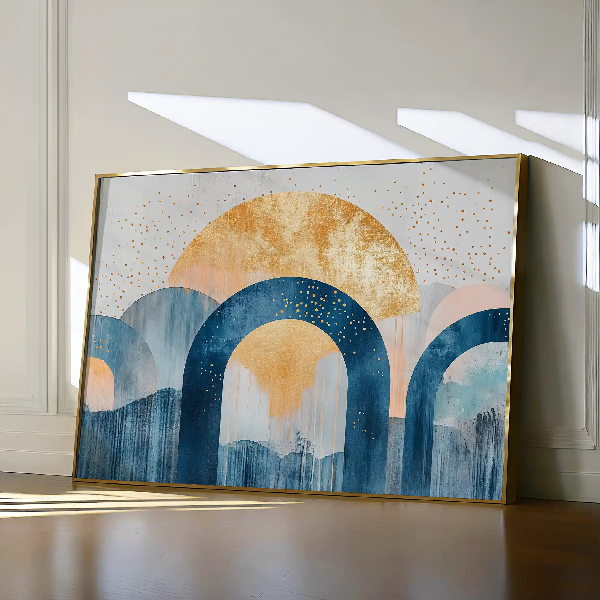 Boho 108 Canvas Art 60 x 40 cm / Black