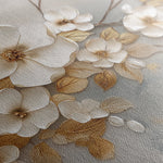 Floral 108 Canvas Art 18" x 24" / 45 x 60 cm / Black