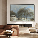 Landscape 108 Canvas Art 18" x 24" / 45 x 60 cm / Black