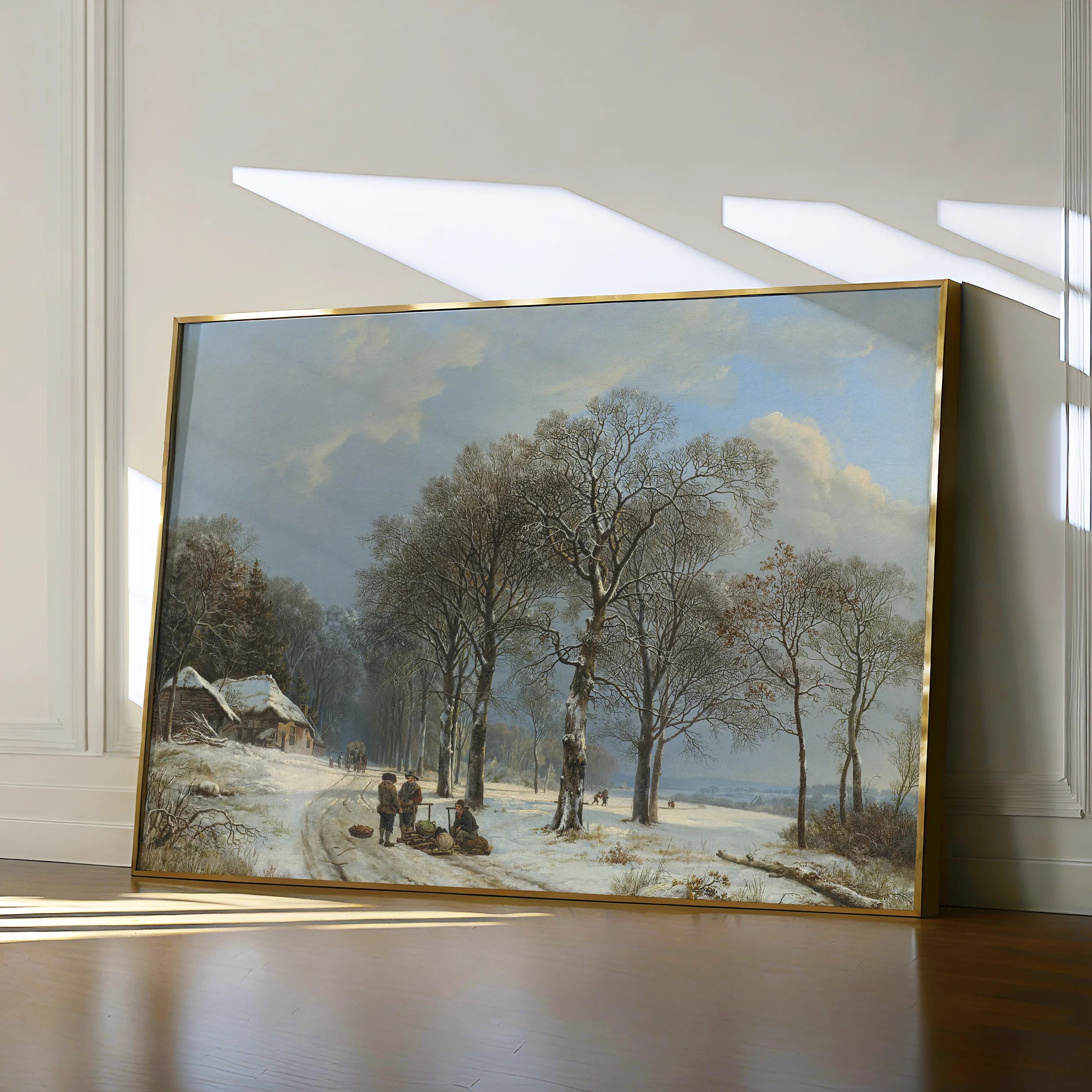 Landscape 108 Canvas Art 18" x 24" / 45 x 60 cm / Black