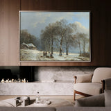 Landscape 108 Canvas Art 18" x 24" / 45 x 60 cm / Black