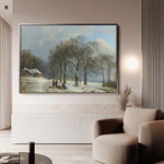 Landscape 108 Canvas Art 18" x 24" / 45 x 60 cm / Black
