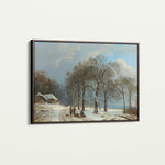 Landscape 108 Canvas Art 18" x 24" / 45 x 60 cm / Black